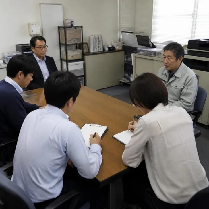 実務補習で企業の診断に取り組むグループ(イメージ)